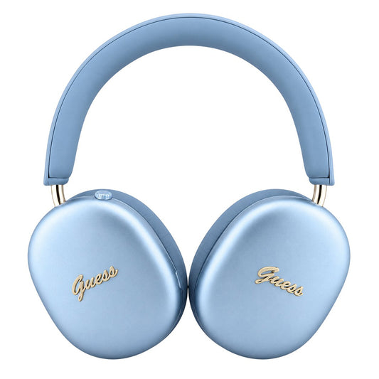 Handsfree Bluetooth Guess Metal Script Logo, A2DP, Albastru