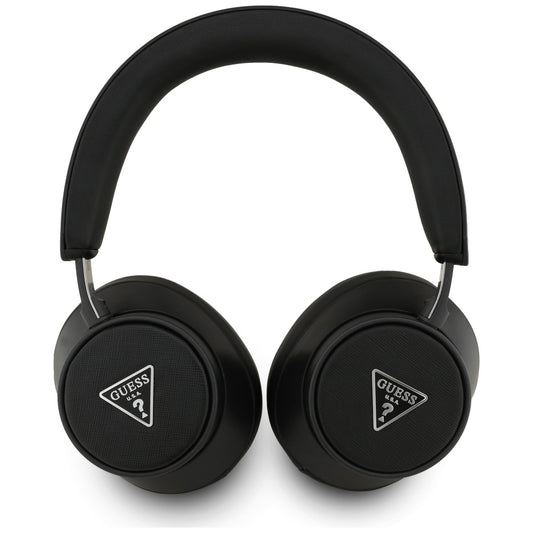 Handsfree Bluetooth Guess Saffiano Triangle Logo, A2DP, Negru