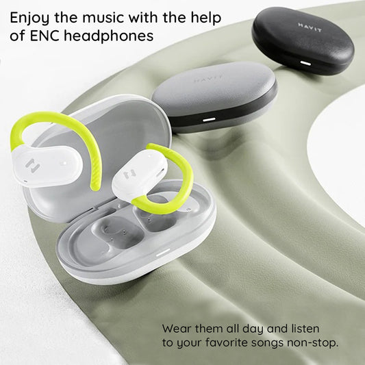 Handsfree Bluetooth HAVIT OWS915, TWS, Negru