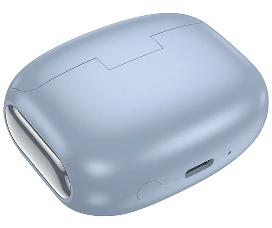 Handsfree Bluetooth HOCO EQ21, TWS, ANC, Albastru