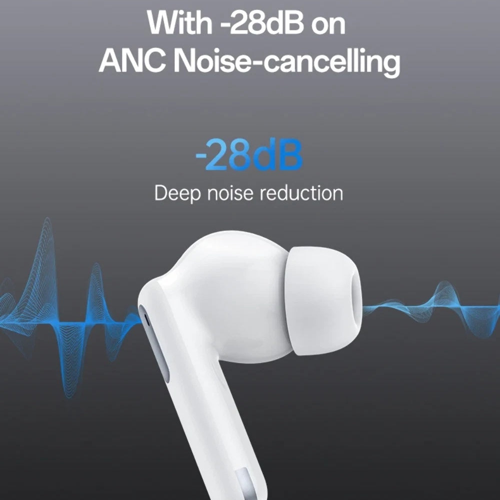 Handsfree Bluetooth Yesido TWS34, TWS, ANC, Alb