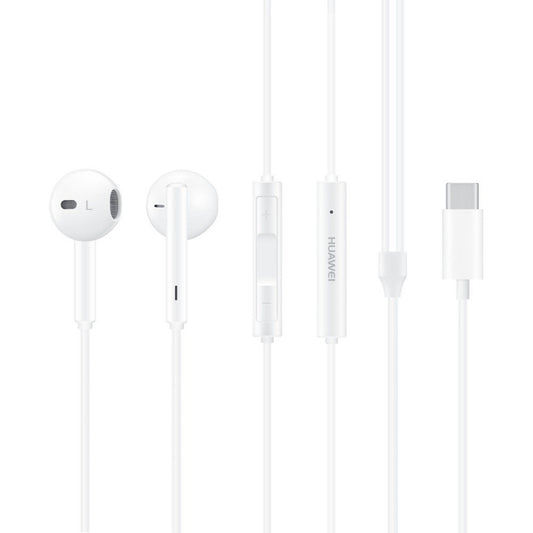 Handsfree USB-C Huawei CM33, Alb