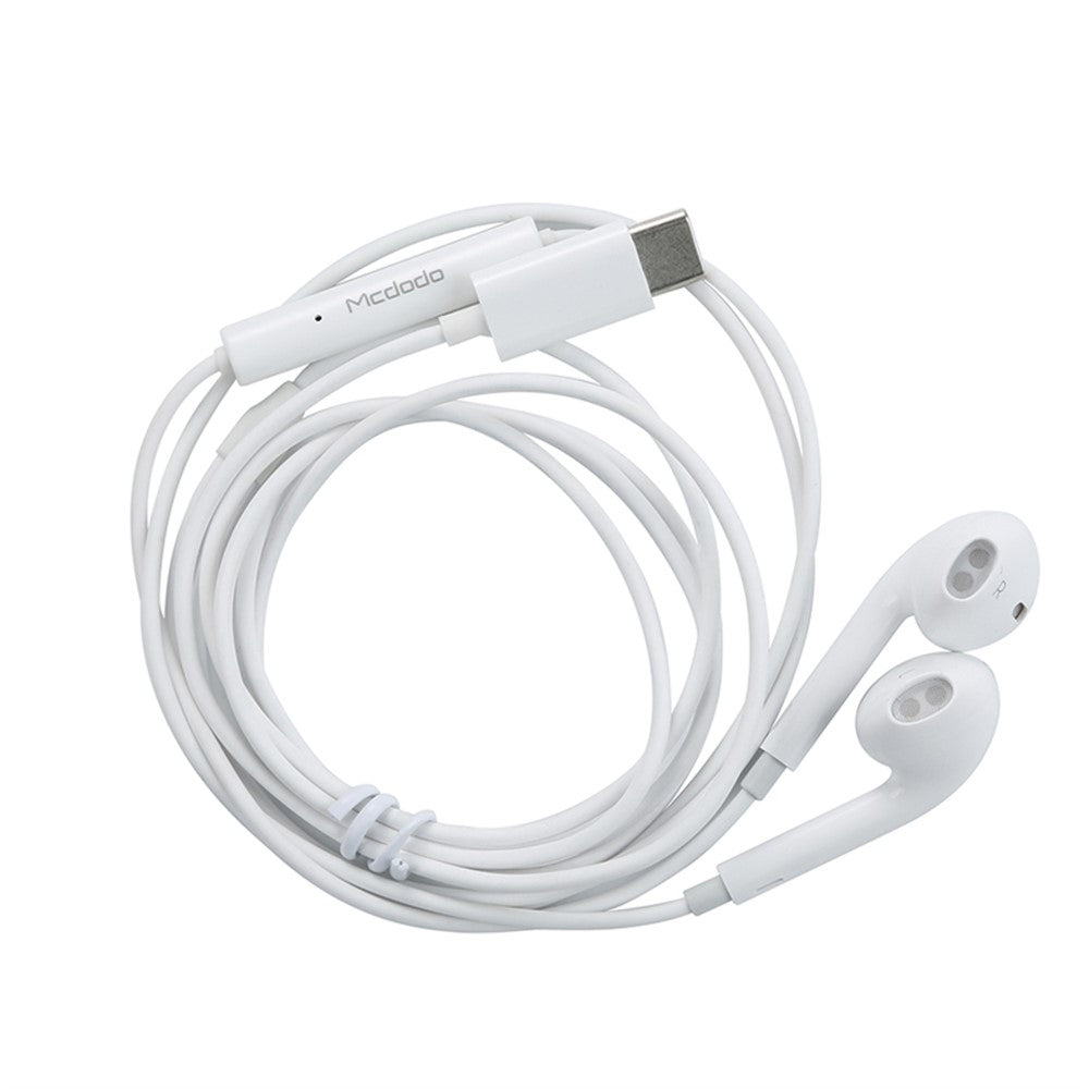 Handsfree USB-C McDodo HP-6071 Element, Alb