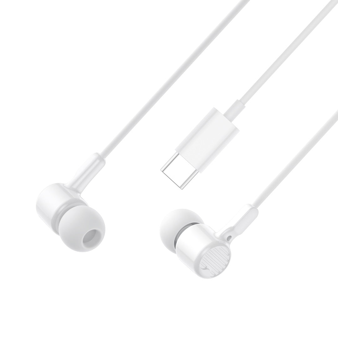 Handsfree USB-C XO Design EP81, Alb
