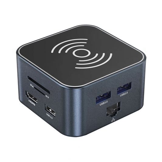 Hub Multifunctional WZK WHBC09Y8S, 12in1, Gri