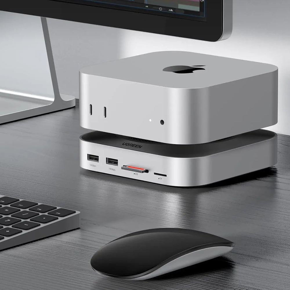 Hub Multifunctional GREEN CM841 (65487) pentru Apple Mac Mini M4, Negru