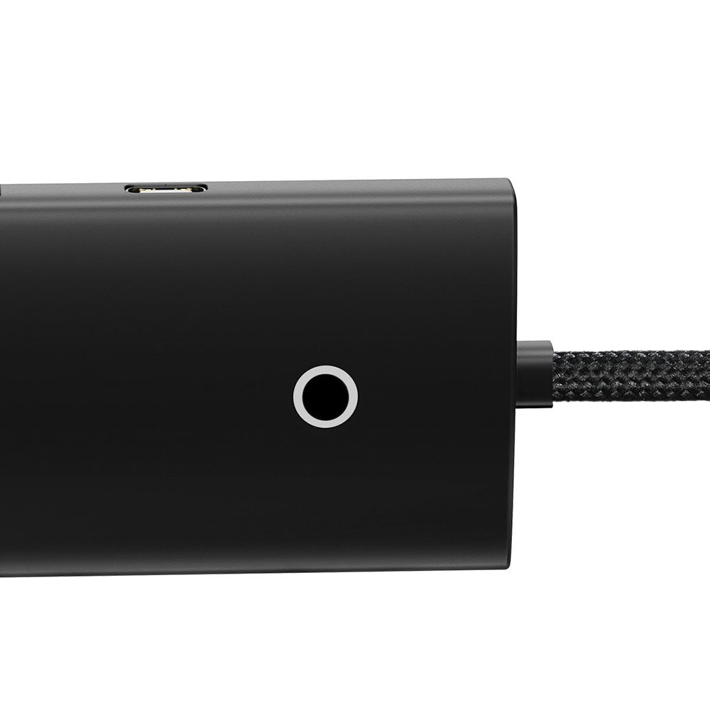 Hub USB Baseus Lite, 4 x USB-A 3.0 - 1 x USB-C, 1m, Negru WKQX030101