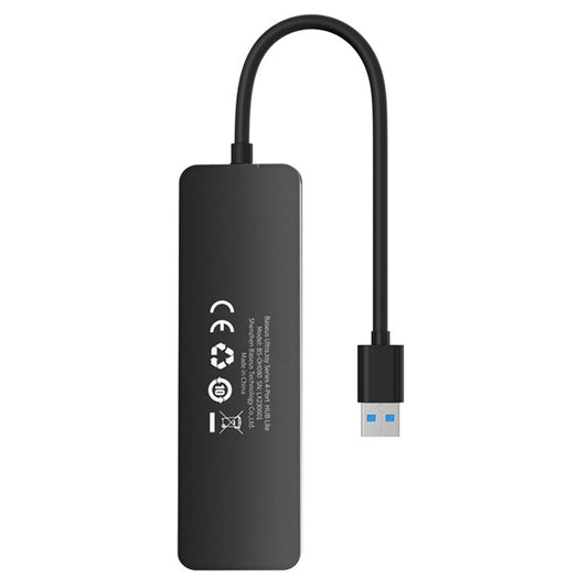 Hub USB Baseus UltraJoy, 4 x USB-A 3.0, 0.15m, Negru B0005280B111-00