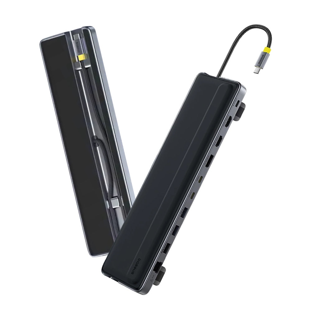 Hub USB-C Baseus EliteJoy EH3, 12in1, Gri B0114200