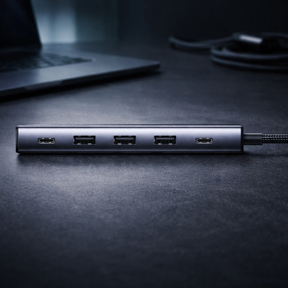 Hub USB-C UGREEN CM511 (75642), 6in1, Gri