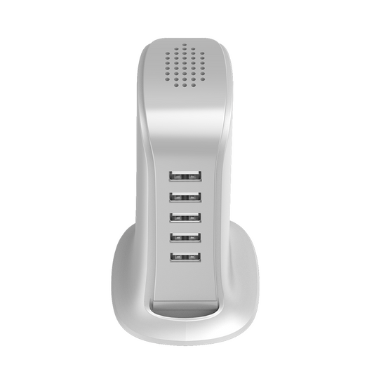 Incarcator Statie Dudao A5EU, 25W, 5A, 5 x USB-A, Alb