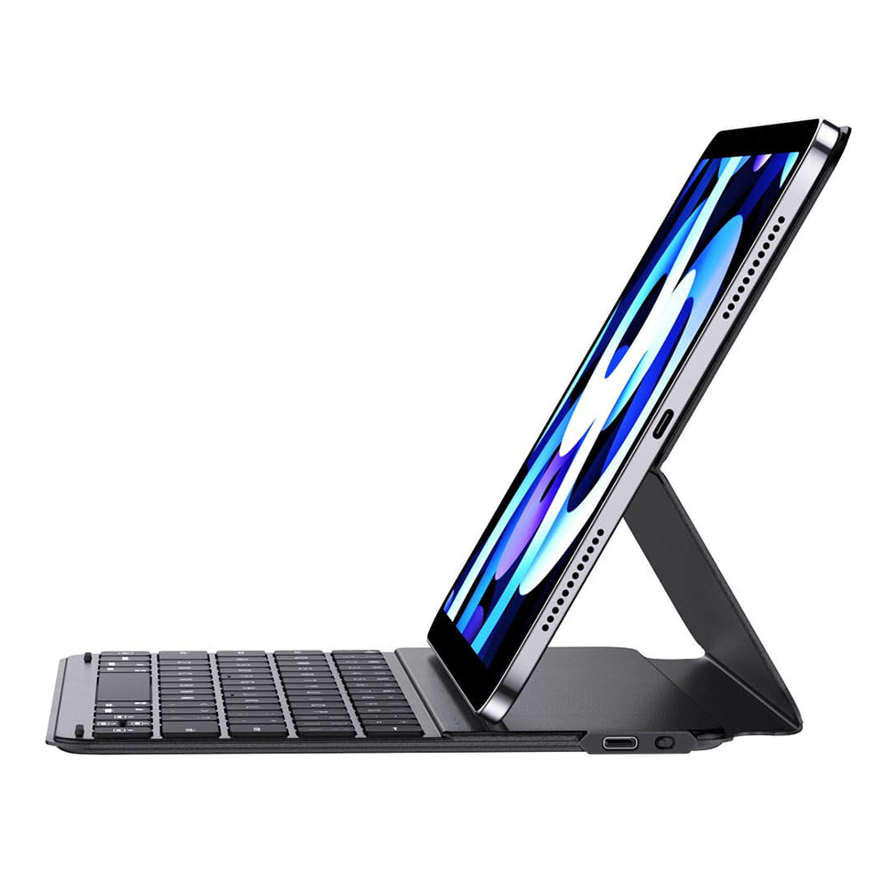 Husa cu Tastatura pentru Apple iPad Pro 12.9 (2022) / Pro 12.9 (2021) / Pro 12.9 (2020) / Pro 12.9 (2018), Baseus, Brilliance, Neagra P40112602111-04