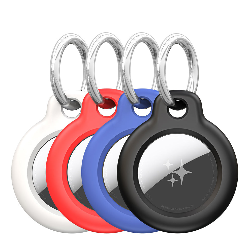 Husa DUX DUCIS Secure pentru Apple AirTag, Set 4 bucati, Culori Diferite