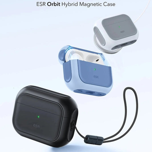 Husa ESR Orbit Hybrid pentru Apple Airpods Pro 3, Neagra, Resigilata