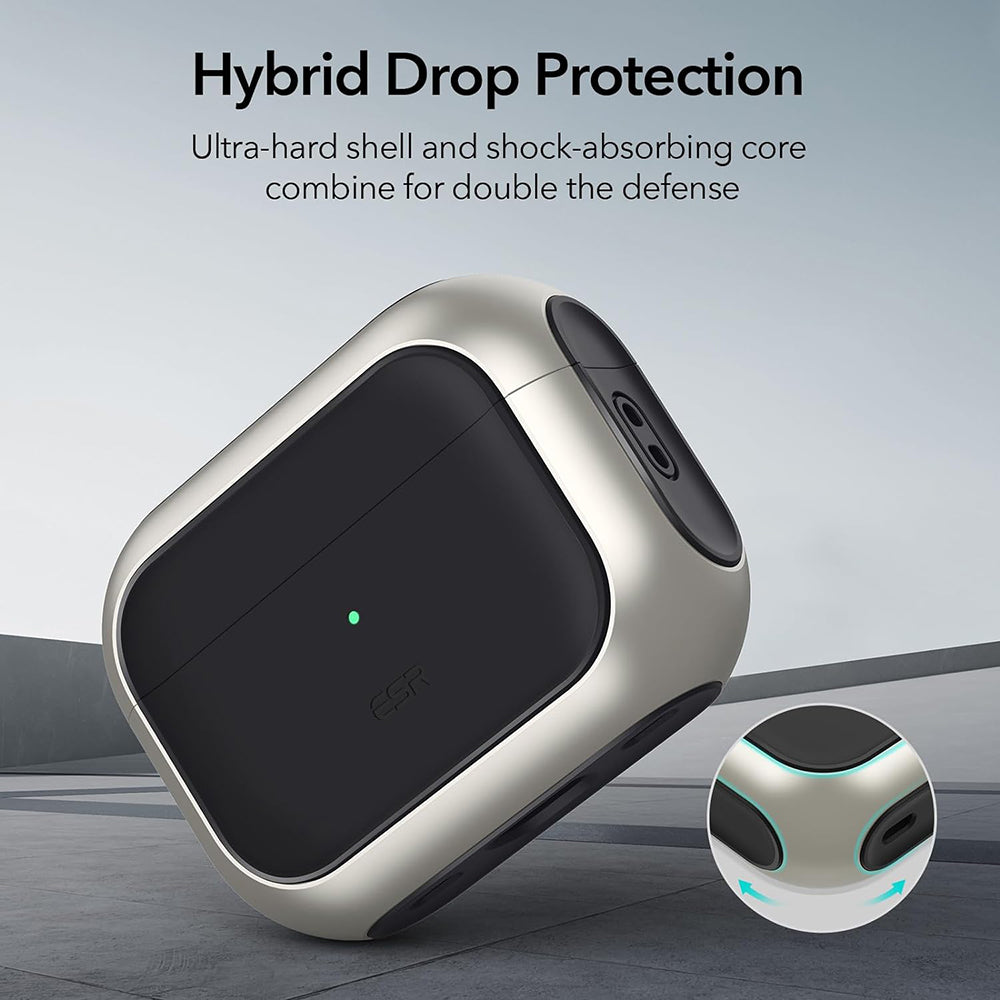 Husa ESR Orbit Hybrid pentru Apple AirPods 4, Mov