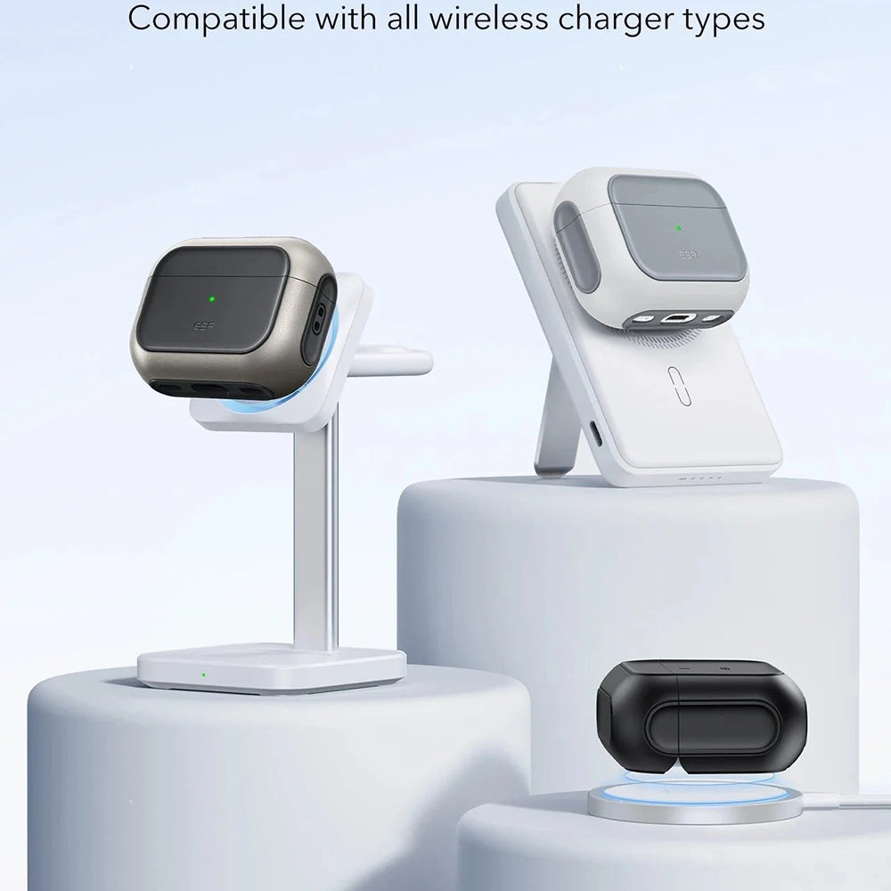 Husa ESR Orbit Hybrid pentru Apple AirPods Pro 3, Gri