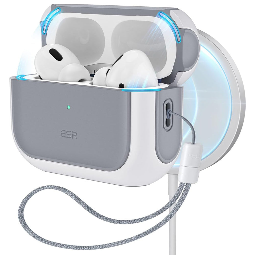 Husa ESR Orbit Hybrid pentru Apple AirPods Pro Series, Alba