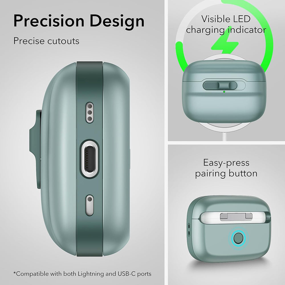 Husa ESR Pulse pentru Apple AirPods 4, Roz