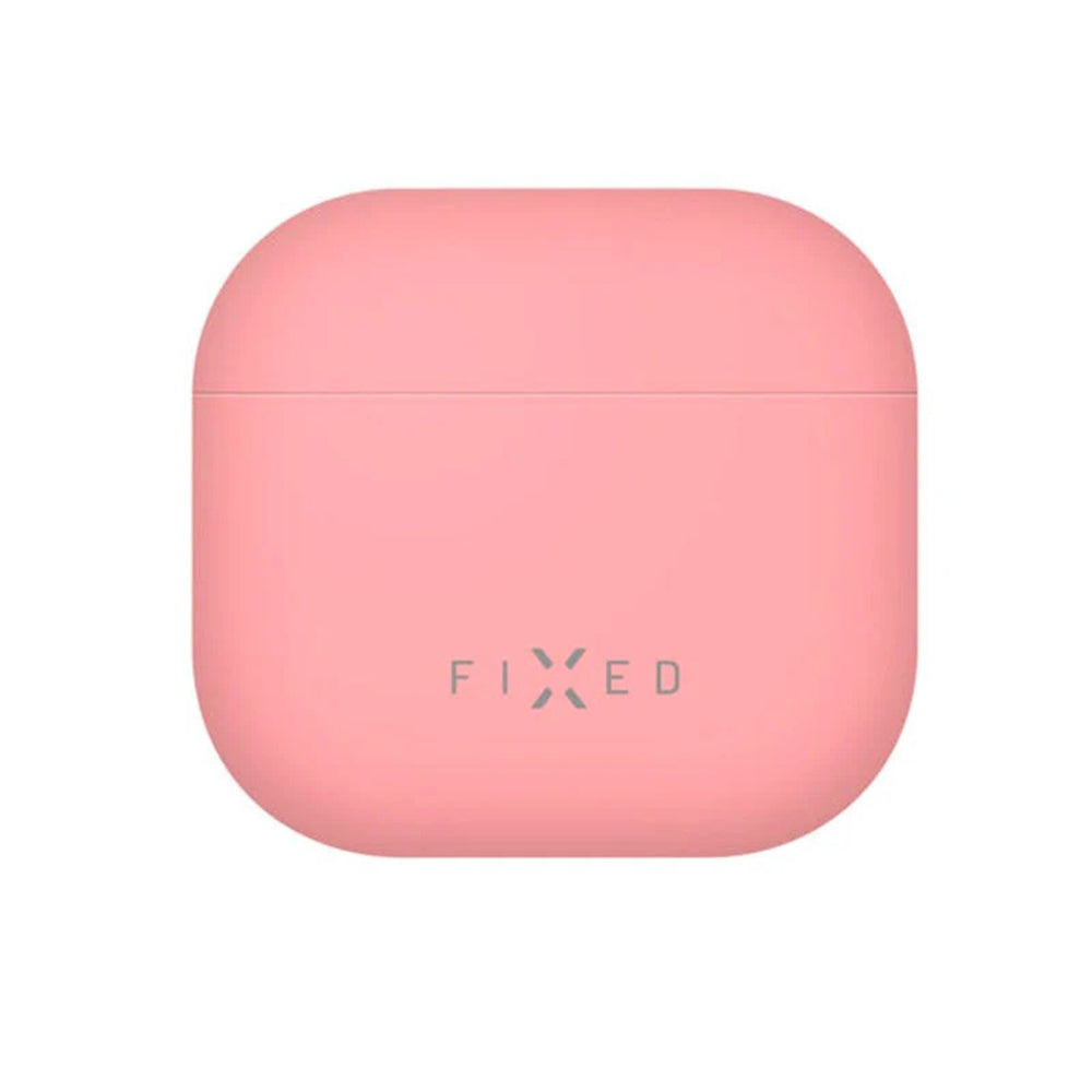 Husa Fixed Silky pentru Apple AirPods 4, Roz