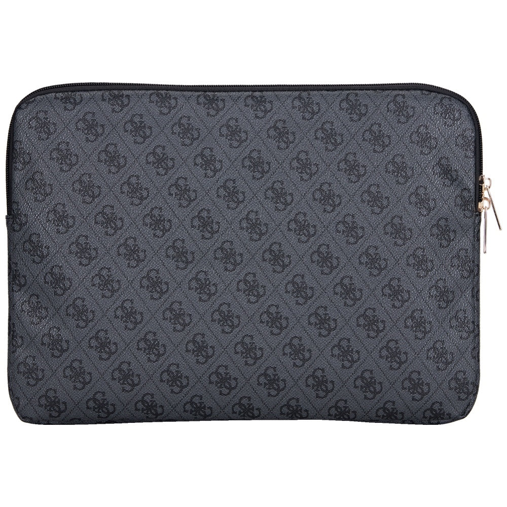 Husa Guess 4G Triangle Logo pentru Laptop 14inch, Neagra