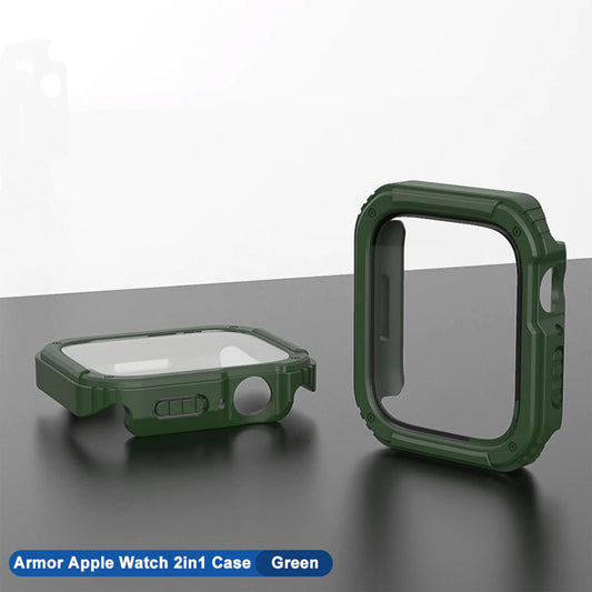 Husa Lito Armor 360 pentru Apple Watch 38mm Series, Verde