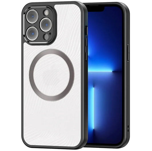 Husa MagSafe pentru Apple iPhone 14 Pro Max, DUX DUCIS, Aimo Mag, Neagra