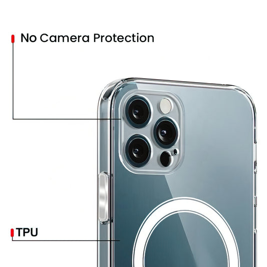 Husa MagSafe pentru Apple iPhone 17 Pro Max, OEM, Clear, Transparenta