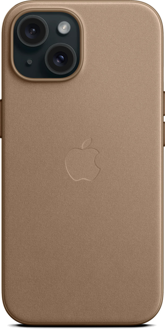 Husa MagSafe pentru Apple iPhone 15, FineWoven, Maro MT3C3ZM/A