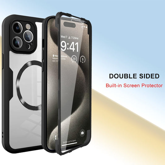 Husa MagSafe pentru Apple iPhone 17 Air, Techsuit, ColorVerse 360, Albastra