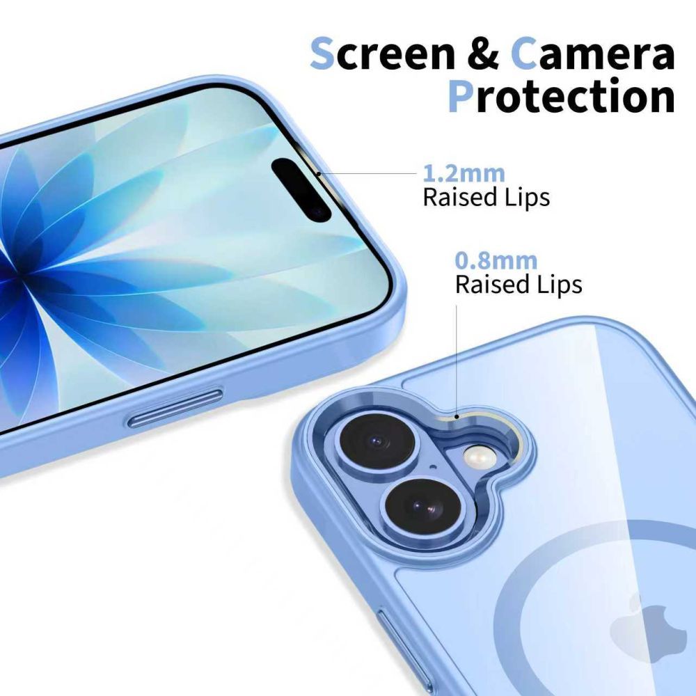 Husa MagSafe pentru Apple iPhone 17, Tech-Protect, Magmat, Albastra