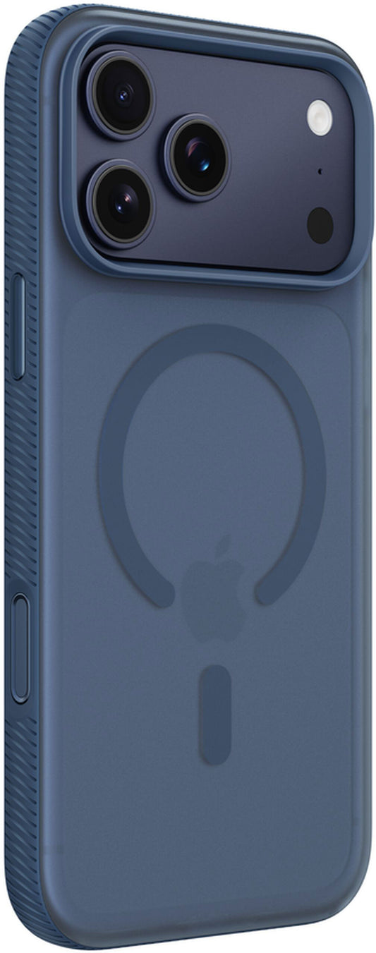 Husa MagSafe pentru Apple iPhone 17 Pro Max, Belkin, SheerForce Grip, Bleumarin MSA036hqNY