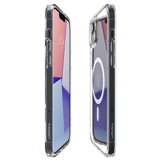 Husa MagSafe pentru Apple iPhone 14, Spigen, Ultra Hybrid, Alba ACS05048