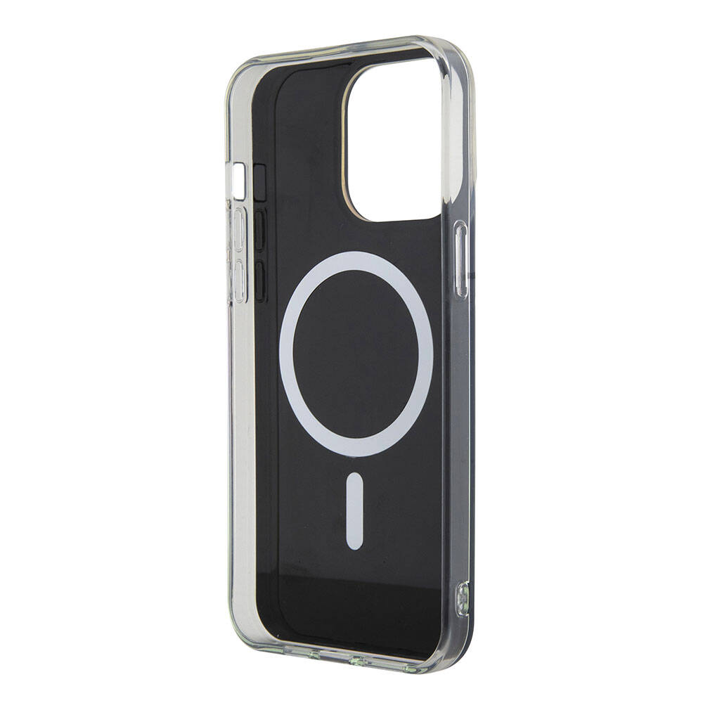 Husa MagSafe pentru Apple iPhone 15 Pro, Guess, IML Iridescent, Multicolor