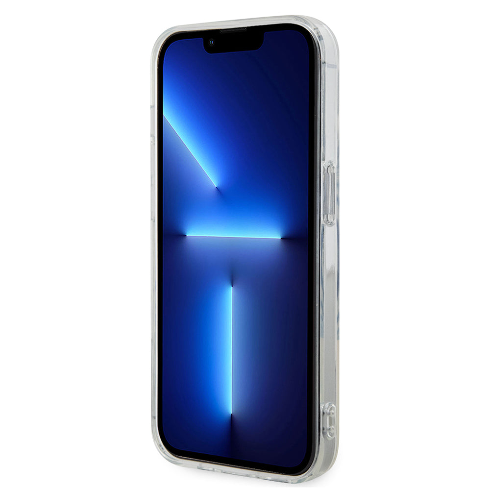 Husa MagSafe pentru Apple iPhone 15 Pro, Karl Lagerfeld, IML Ikonik Karl, Transparenta