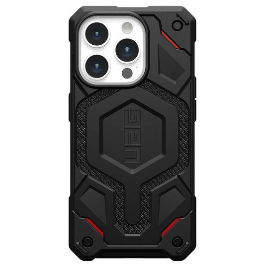 Husa MagSafe pentru Apple iPhone 15 Pro, Urban Armor Gear, Monarch Pro Kevlar, Neagra