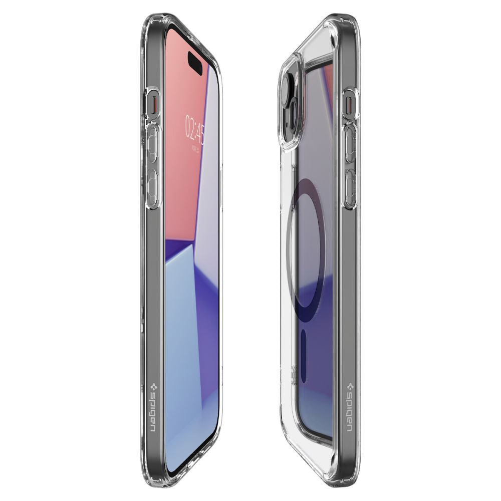 Husa MagSafe pentru Apple iPhone 15, Spigen, Ultra Hybrid, Neagra ACS06803