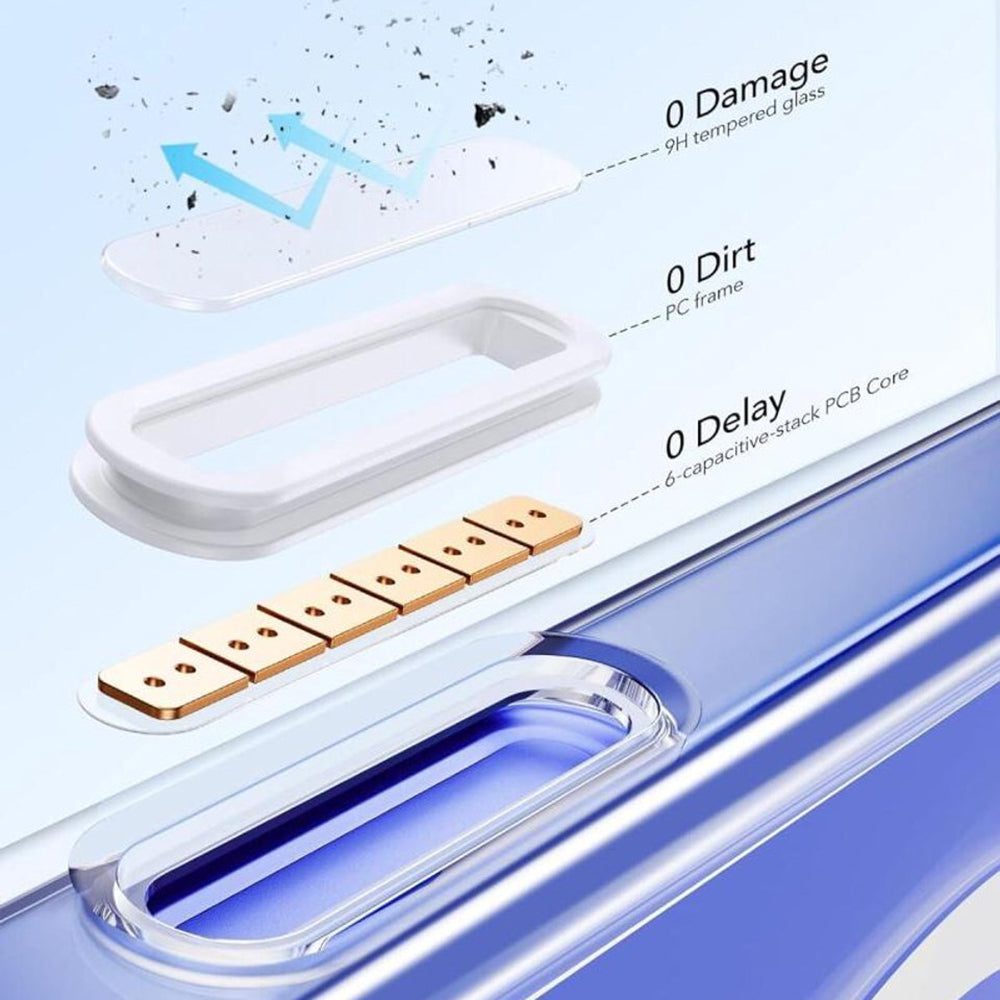 Husa MagSafe pentru Apple iPhone 16, ESR, Classic Hybrid Kickstand Slide, Transparenta