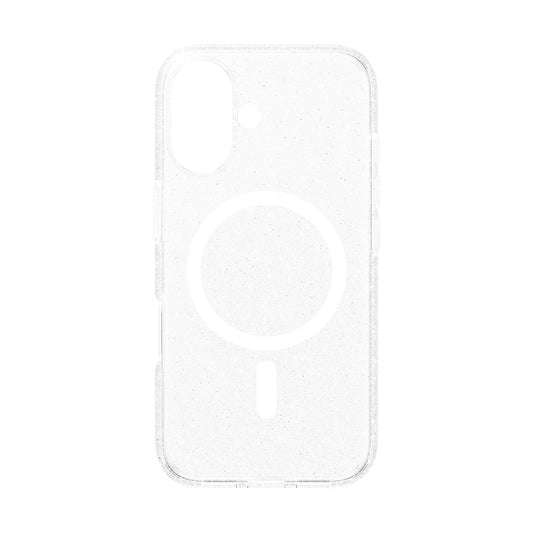 Husa MagSafe pentru Apple iPhone 16, PanzerGlass, Care Urban Combat Star Lit, Transparenta Alba