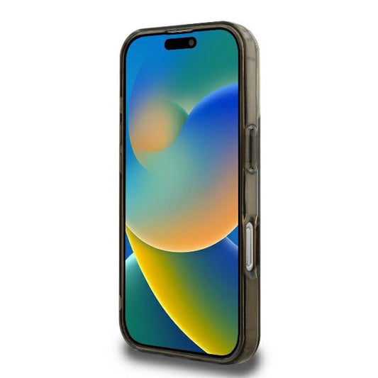 Husa MagSafe pentru Apple iPhone 16 Pro, Guess, IML 4G Background, Maro