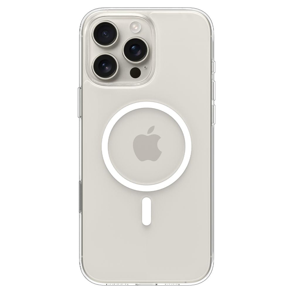 Husa MagSafe pentru Apple iPhone 16 Pro Max, Spigen, Thin Fit, Alba ACS09315