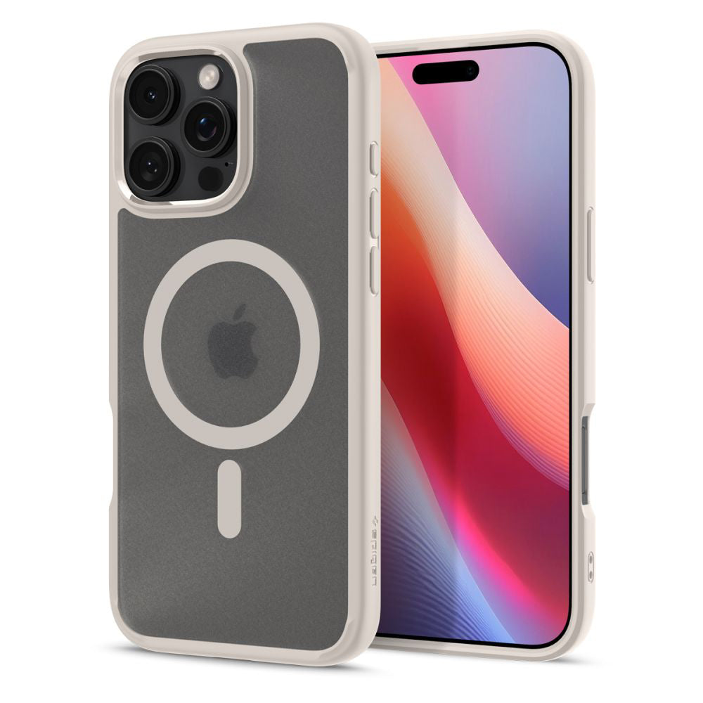 Husa MagSafe pentru Apple iPhone 16 Pro Max, Spigen, Ultra Hybrid, Bronz Satinata ACS08382