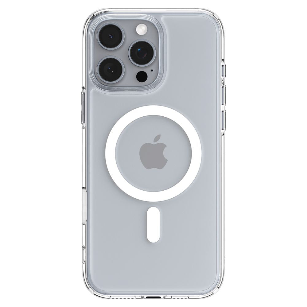 Husa MagSafe pentru Apple iPhone 16 Pro Max, Spigen, Ultra Hybrid T, Alba ACS08505
