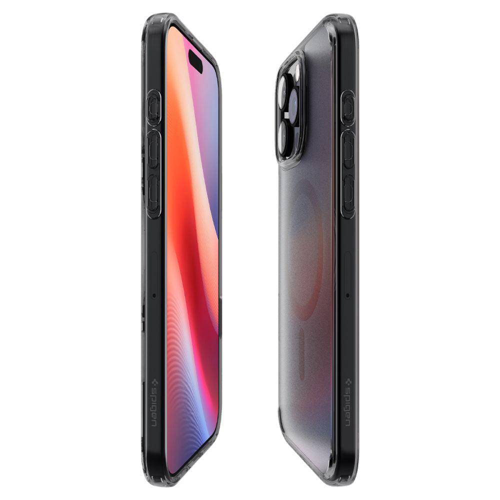 Husa MagSafe pentru Apple iPhone 16 Pro Max, Spigen, Ultra Hybrid T, Neagra Satinata ACS08507