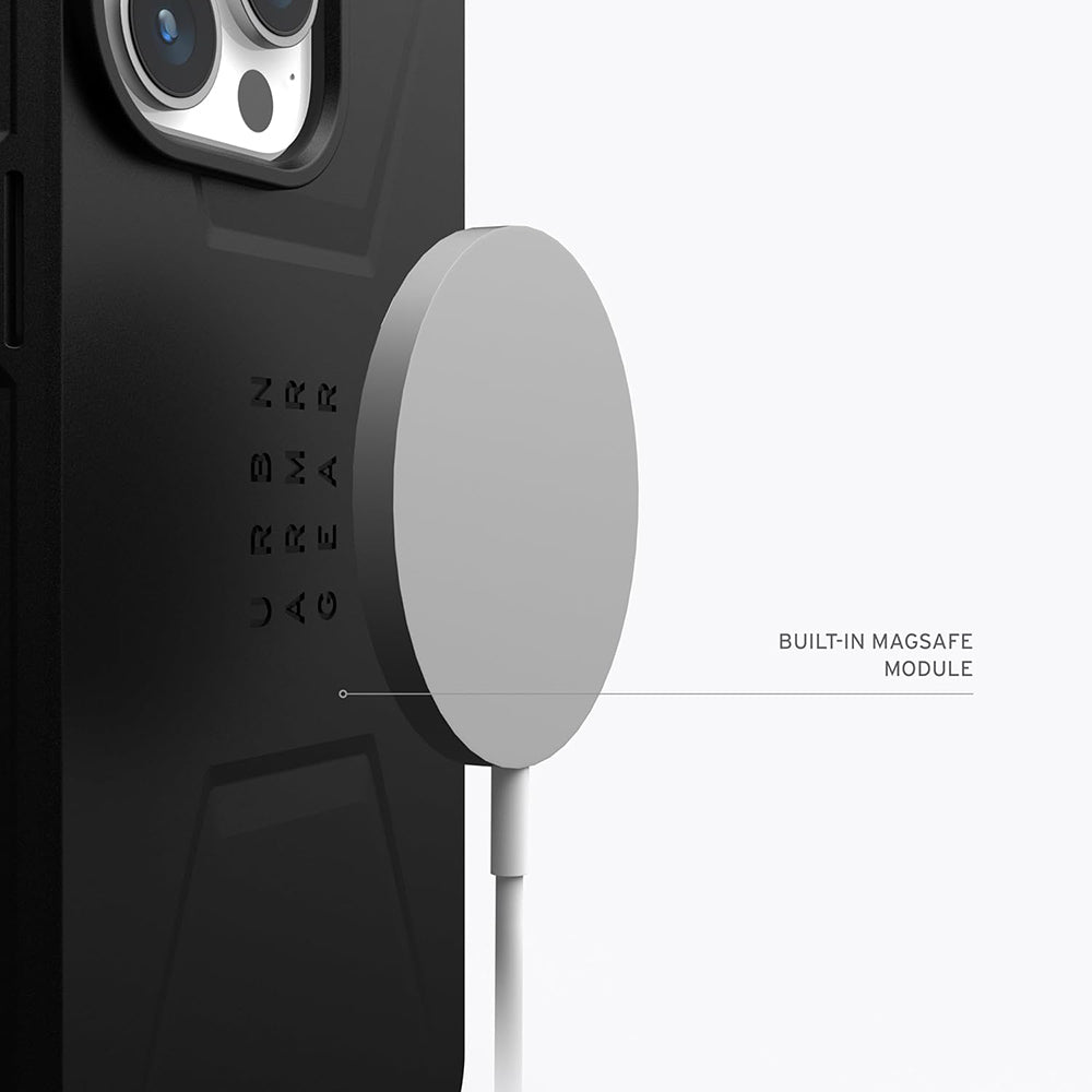 Husa MagSafe pentru Apple iPhone 16 Pro Max, Urban Armor Gear, Essential Armor, Neagra