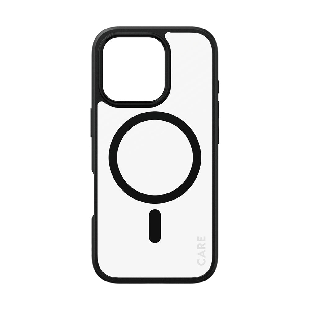 Husa MagSafe pentru Apple iPhone 16 Pro, PanzerGlass, Care Urban Combat, Neagra Transparenta
