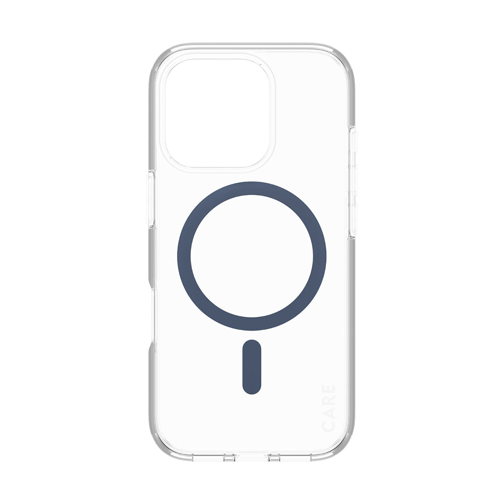 Husa MagSafe pentru Apple iPhone 16 Pro, PanzerGlass, Care Urban Combat, Transparenta Albastra