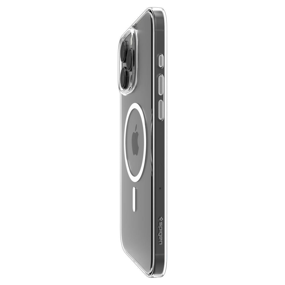 Husa MagSafe pentru Apple iPhone 16 Pro, Spigen, Thin Fit, Alba ACS09316