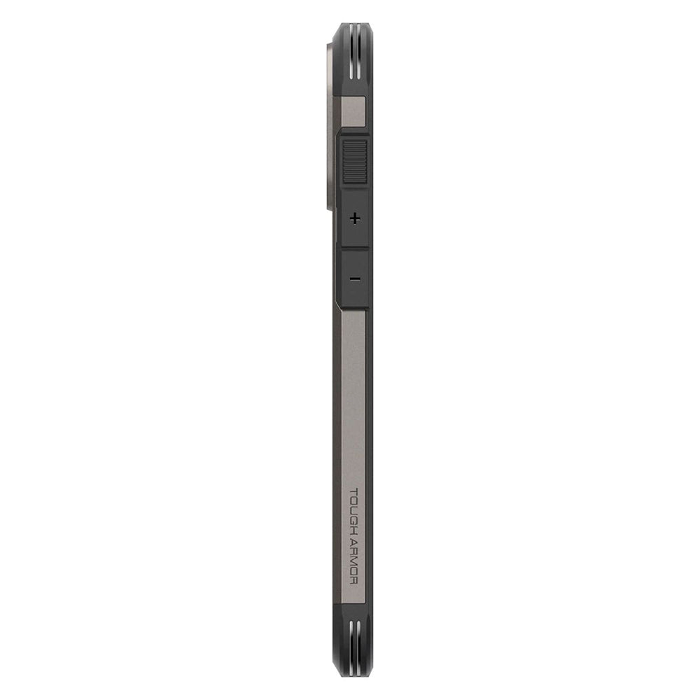 Husa MagSafe pentru Apple iPhone 16 Pro, Spigen, Tough Armor, Gri ACS08145