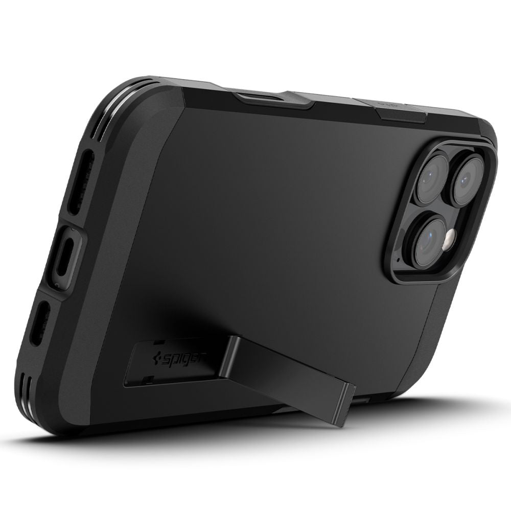 Husa MagSafe pentru Apple iPhone 16 Pro, Spigen, Tough Armor T, Neagra ACS08510