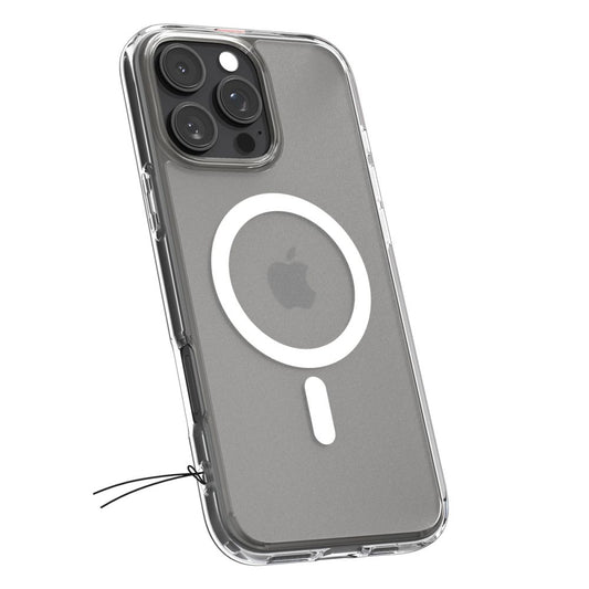 Husa MagSafe pentru Apple iPhone 16 Pro, Spigen, Ultra Hybrid, Transparenta Satinata ACS08133